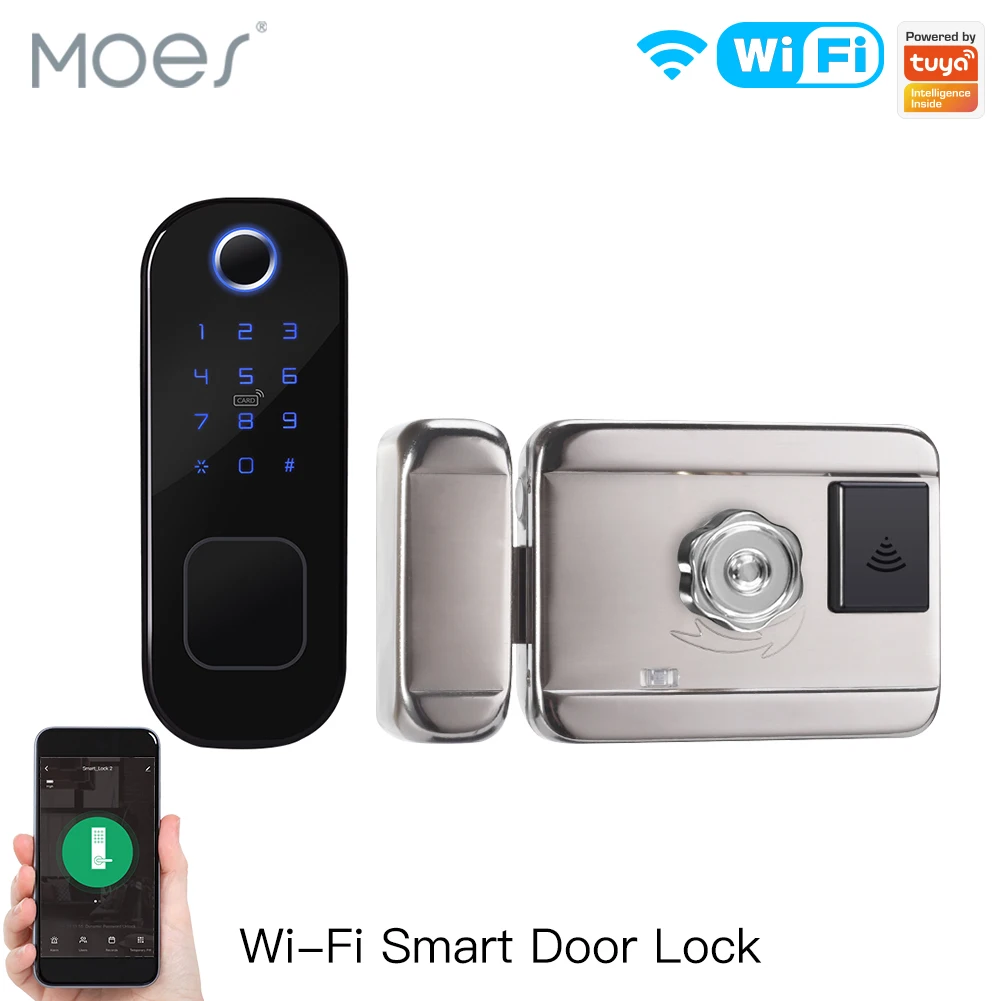 Home Security Ideas - MOES WiFi Tuya умный замок дверной