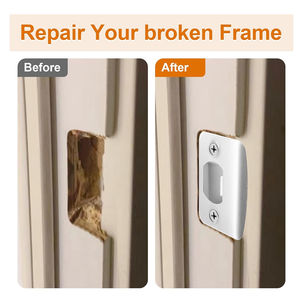 Door Reinforcer Kit - 4-упаковка дверной защелки, насадка для дверного