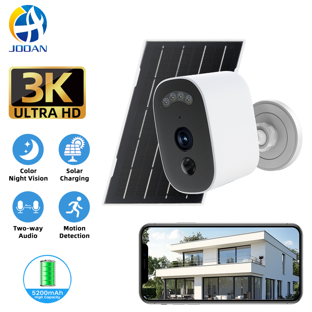 Home Security Indoor Cameras - Jooan 3K HD солнечная камера безопасности