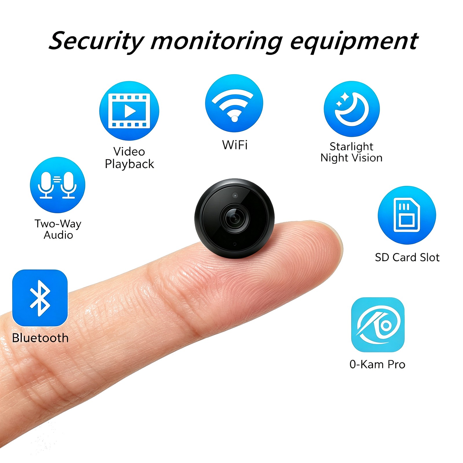Home Security Indoor Cameras - Комплект для домашней видеонаблюдения BU4: Умные