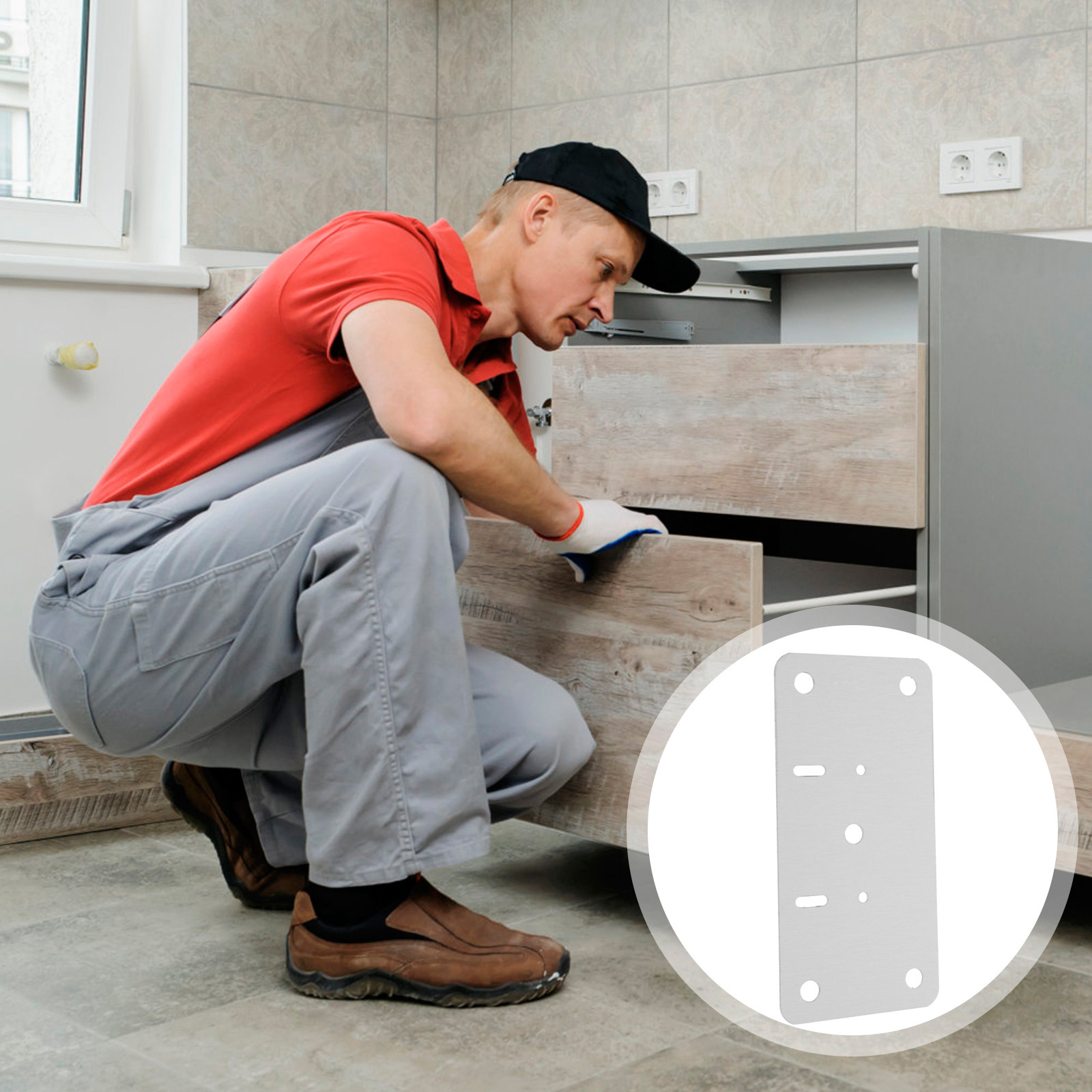 Door Reinforcer Kit - 10 комплектов усиленных ремонтных пластин из