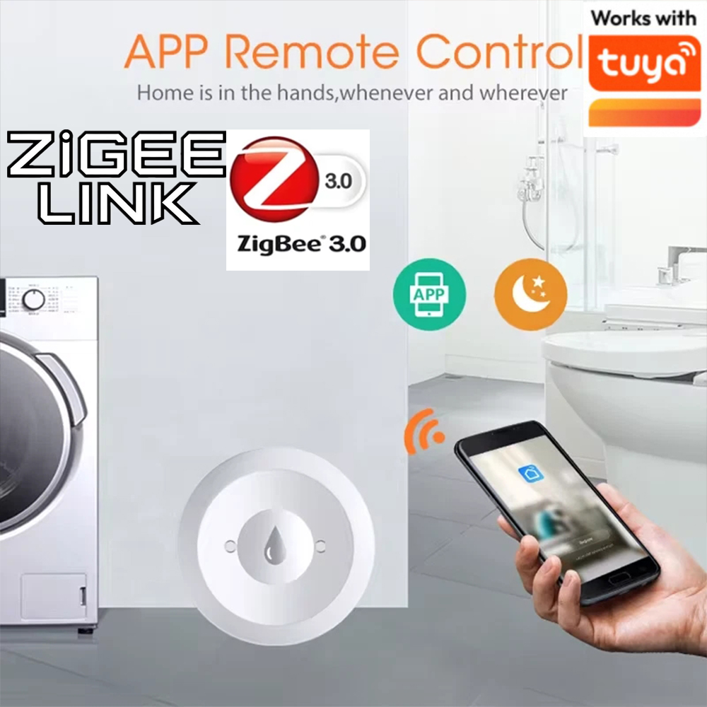 Home Security Systems - Датчик утечки воды Tuya ZigBee 3.0,