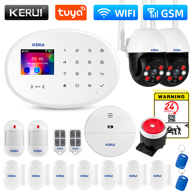 Home Security Technology - KERUI W202 WIFI GSM комплект сигнализации,