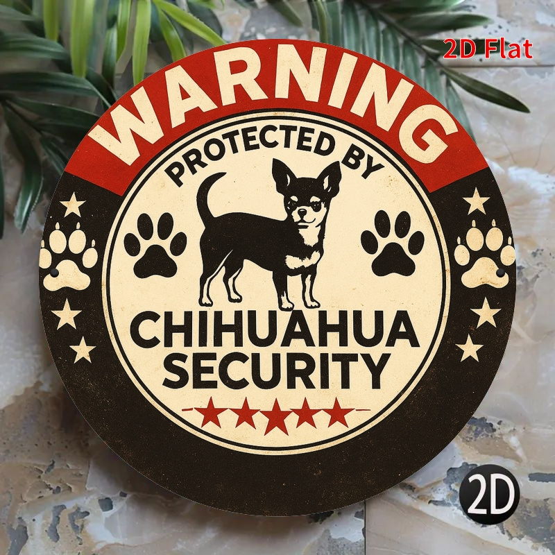 Home Security Bars - Винтажная прочная металлическая табличка-предупреждение «Защита от