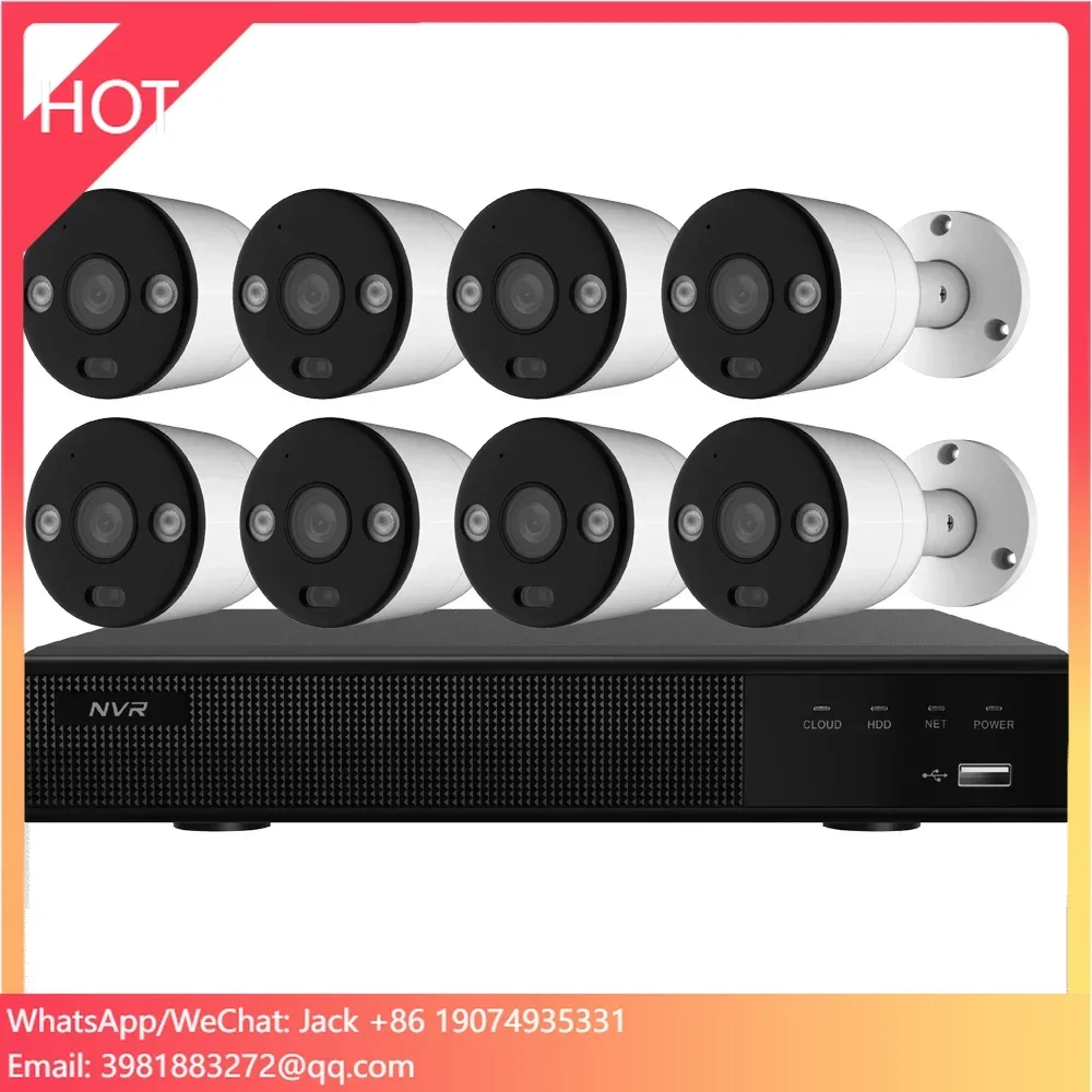 Home Security Indoor Cameras - 8-канальная система видеонаблюдения 4K PoE для