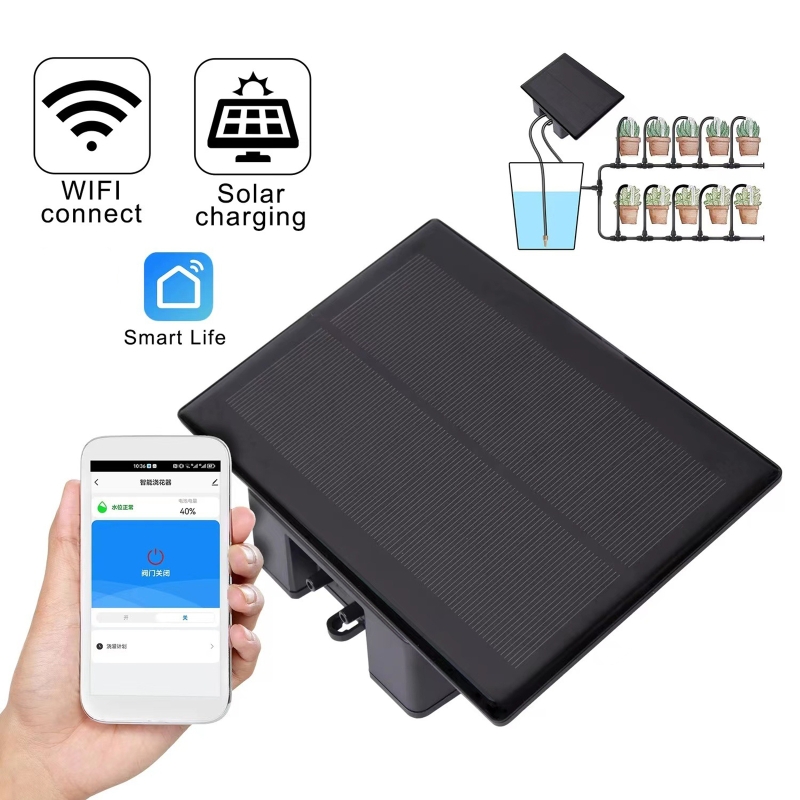 Home Security Technology - WIFI Солнечная автоматическая поливочная машина, комплект