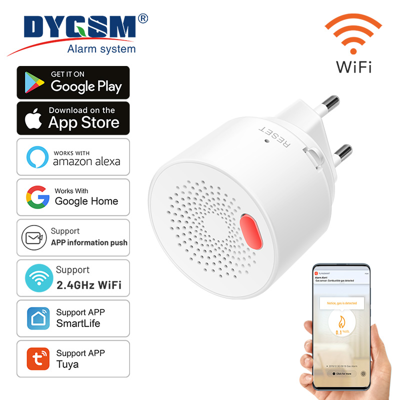 Home Security Gadgets - Датчик природного газа Tuya Smart Home