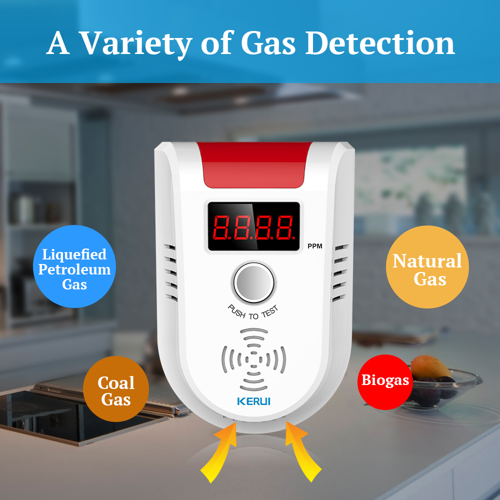 KERUI GD13 детектор газа сжиже – обзор и цена Home Security Gadgets