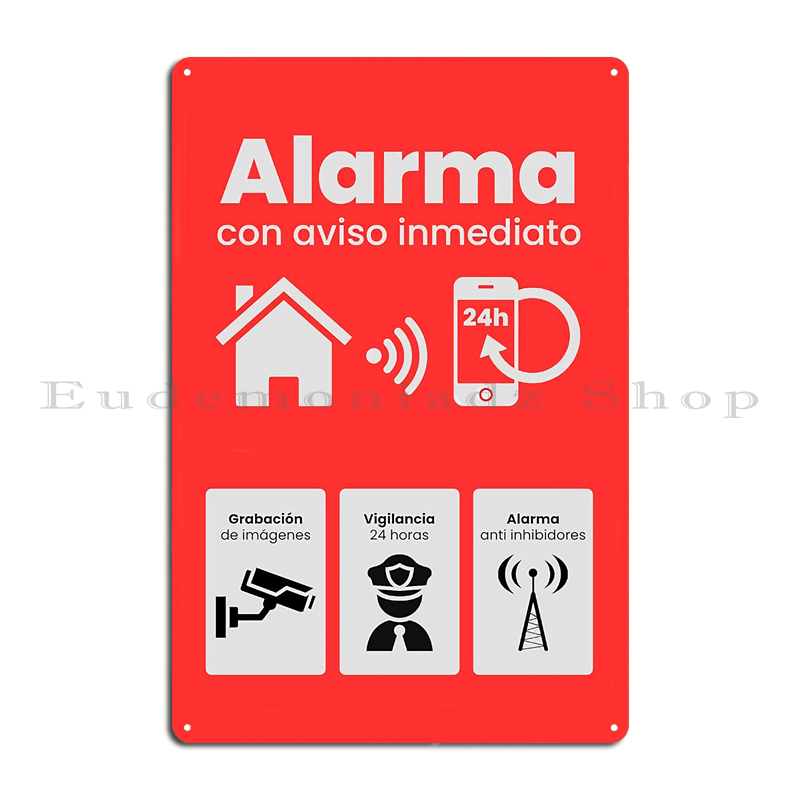 Винтажная металлическая таблич – обзор и цена Home Security Gadgets