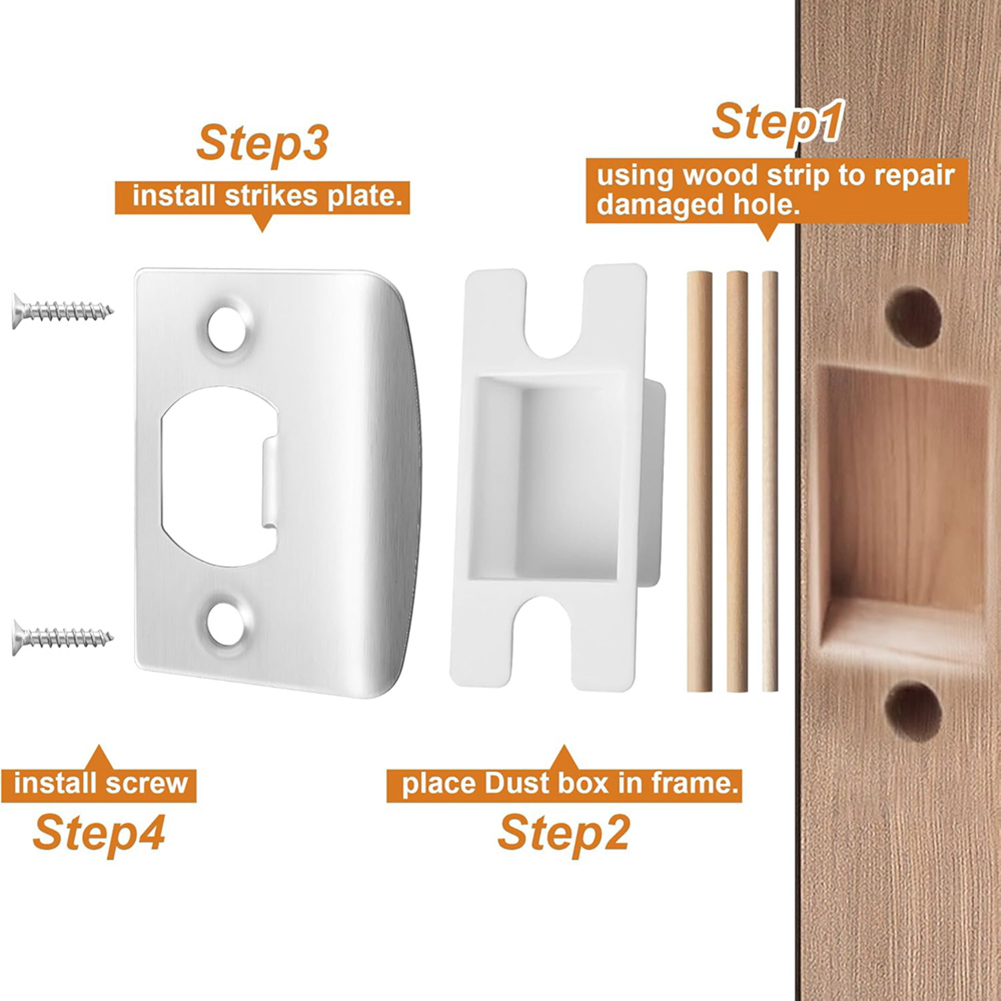 4-упаковка дверной защелки, на – обзор и цена Door Reinforcer Kit