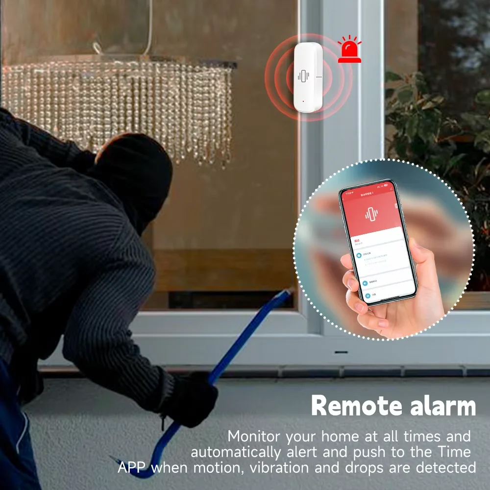 Умный датчик вибрации ZigBee,  – обзор и цена Home Security Gadgets
