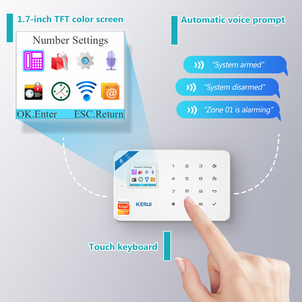 KERUI W181 Система сигнализаци – обзор и цена Home Security Technology