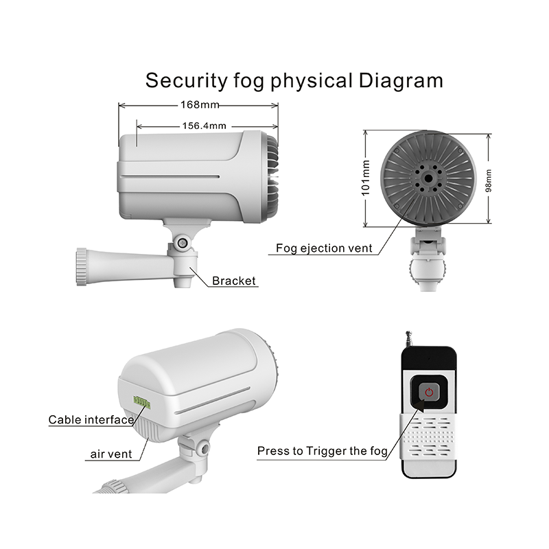 Умный генератор тумана для сис – обзор и цена Home Security Fog System