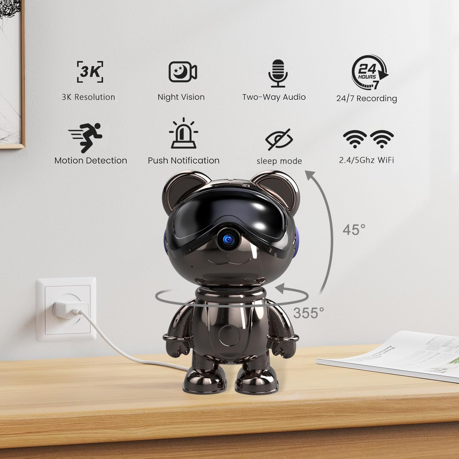 Камера безопасности Wi-Fi для  – обзор и цена Home Security Indoor Cameras