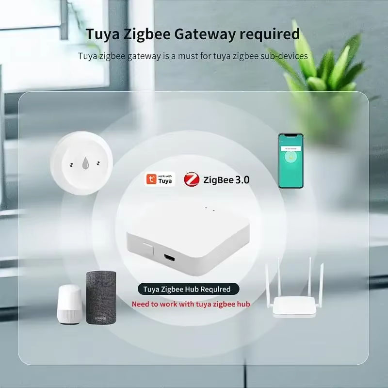 Датчик утечки воды Tuya ZigBee – обзор и цена Home Security Systems