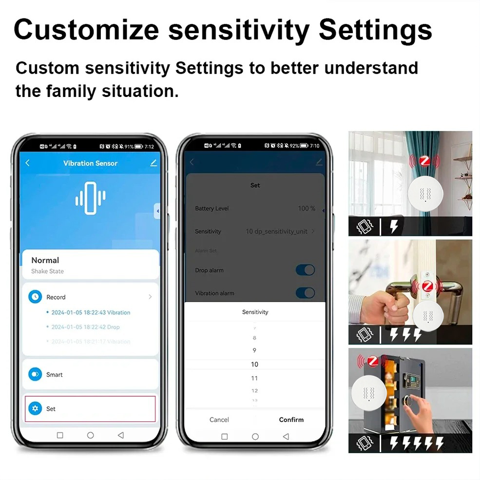 Умный датчик вибрации и наклон – обзор и цена Home Security Systems