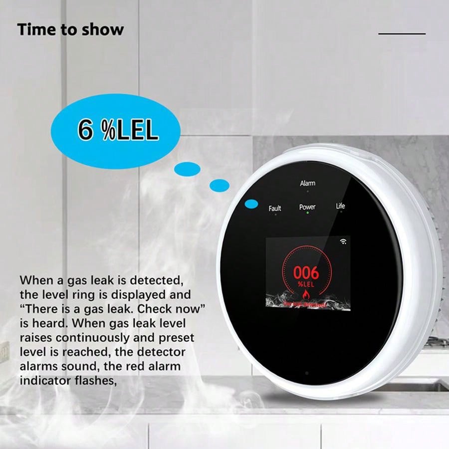 Датчик газа с Wi-Fi 2.4G, дете – обзор и цена Home Security Gadgets