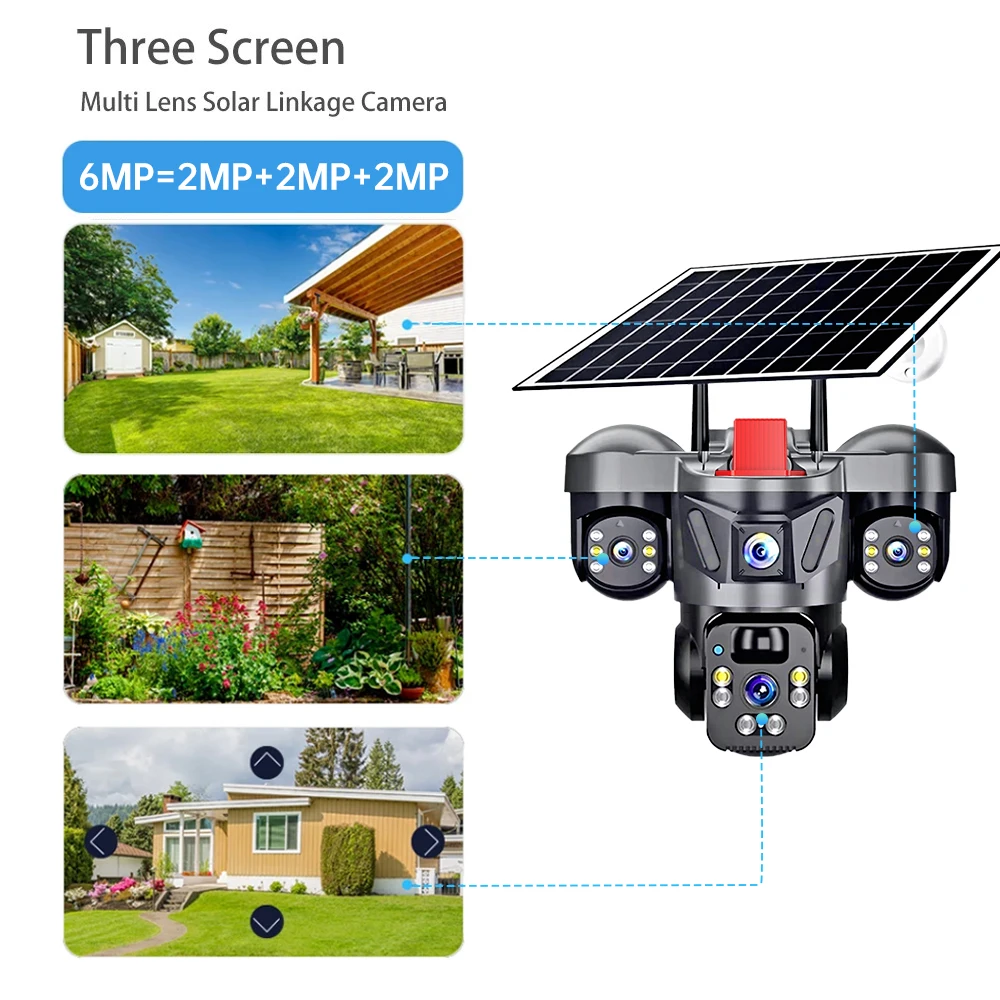 KERUI Открытый PTZ 6MP 4G SIM  – обзор и цена Home Security Indoor Cameras
